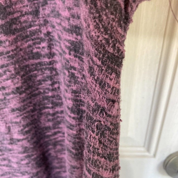Gilli Dress Sz 1X Plus Shortsleeve Heathered Maroon Red Fall Autumn Womens Fall - Picture 5 of 8